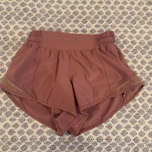 Pink Lululemon hottie hot shorts